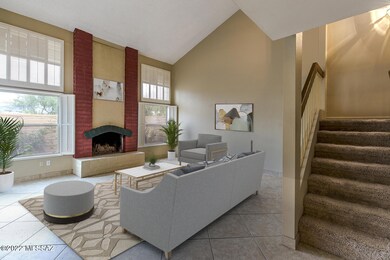 Living Room virtual Staged
