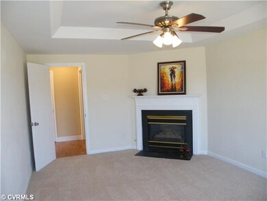 Den/Family/Great Room - Gas fireplace with new car