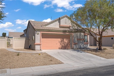 View of front of home featuring an attached garage