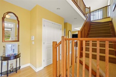 Large coat closet in front hall.