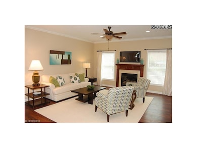 Great room with fireplace