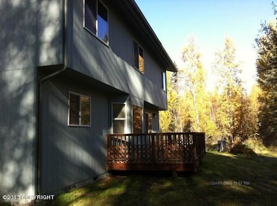 Rear of house