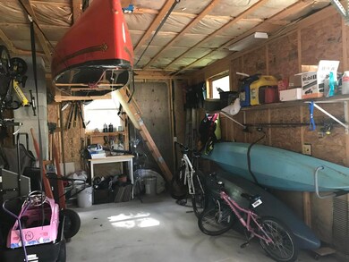 Detached garage with storage above