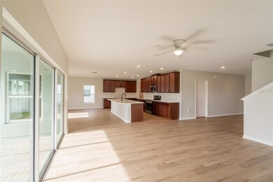 door to the right of kitchen is half bath