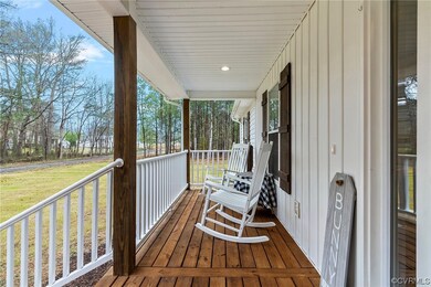 Front porch with plenty of room to rock!