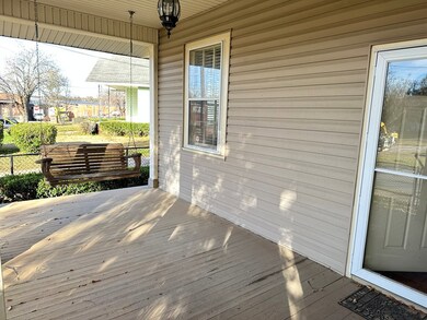 Front porch area up close