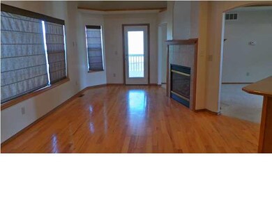Hearth room with 2-way fireplace