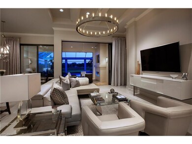 Living Area at dusk