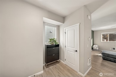 Light and bright front entryway.