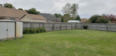 spacious back yard