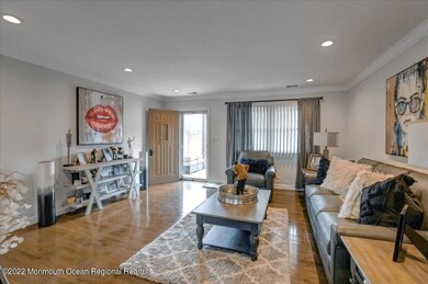 living room from dining entrance