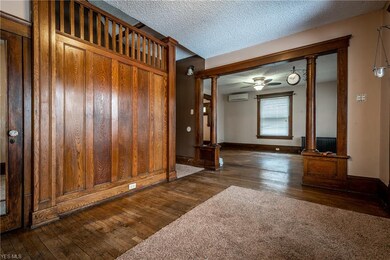 View from the parlor into the living room