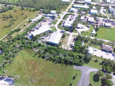 Industrial park to the East - And rear of the prop