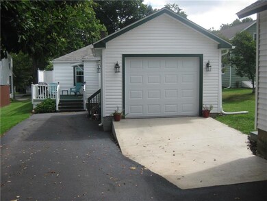Newer concrete and black top