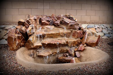 fountain for calming noise and beauty