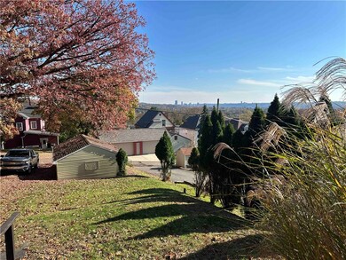 Back yard and garage