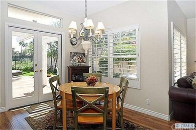 Breakfast Nook w/French Doors Lead to Back Yard