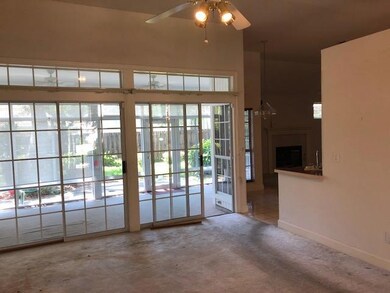 Living room opens to florida room