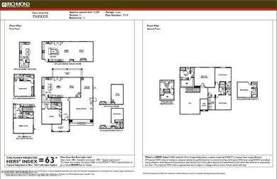 Parker Floor Plan at Oasis