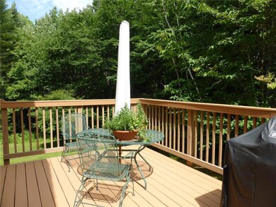 Deck to wonderful yard