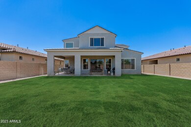Spacious backyard