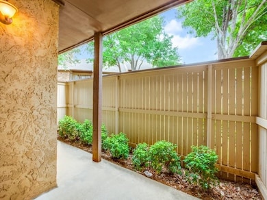 View of patio featuring a fenced backyard