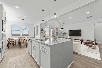 Kitchen overlooking great room
