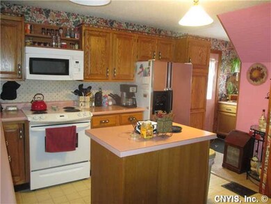 Kitchen. Center Island...and a place for a small t