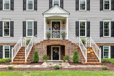 Dual entry staircase with English basement below