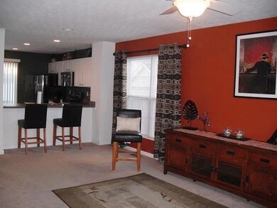 Great room to kitchen