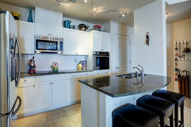 A breakfast bar in the kitchen is a great place fo