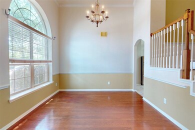Grand entry dining room, with high ceilings, and 2