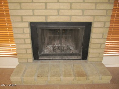 fireplace in family room