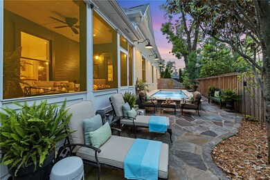 Outdoor pool, equipped for year-round use with Badu swim jet, heater and therapy jets.  Automatic pool cover.