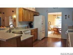 Handsome wood cabinets
