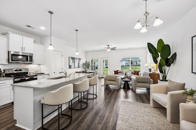 Photo of staged model home