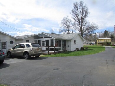 View from back of driveway.