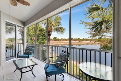 Furnished Screened lanai with access to the primar