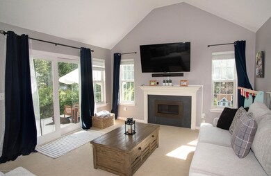 Family Room with Slider to Patio