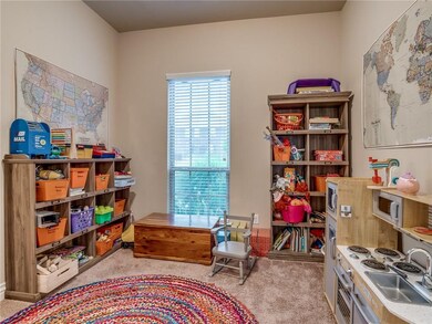 The study is currently being used as a play room. 