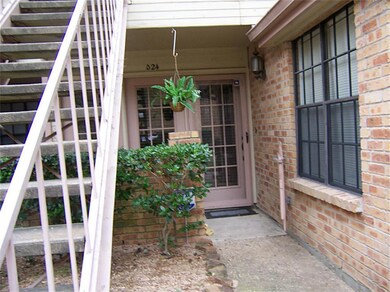 Walkway with small area to the left for a few plan