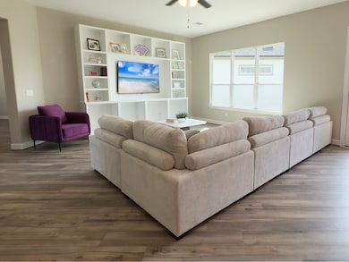 The living room space in the Promenade III  featur