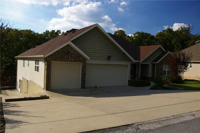 Drive leads to finished workshop.