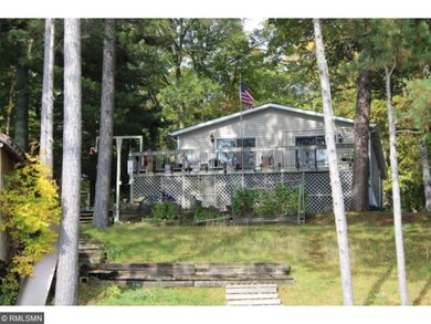 front of home, while standing on dock