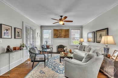 Living Room with gas fireplace