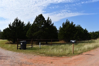 View of dirt / gravel road featuring a view of rural / pastoral area