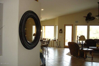 View of hallway/living room areas
