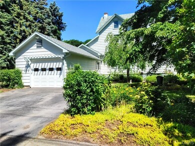 The garage is located on the Seneca Street side of