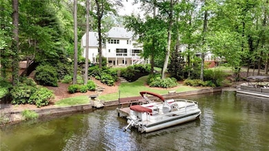 Dock featuring a water view