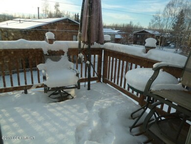 Back deck from dining room
